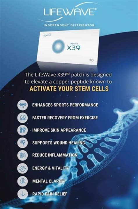 When X39 is used GHK-Cu is elevated and this peptide activates the bodys own stem cells resetting you back to a younger state when stem cells were. . Lifewave x39 fake